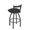 Holland Bar Stool Co 30" Low Back Swivel Bar Stool, Pewter Finish, Canter Iron Seat 82130PW008 - alternate 4